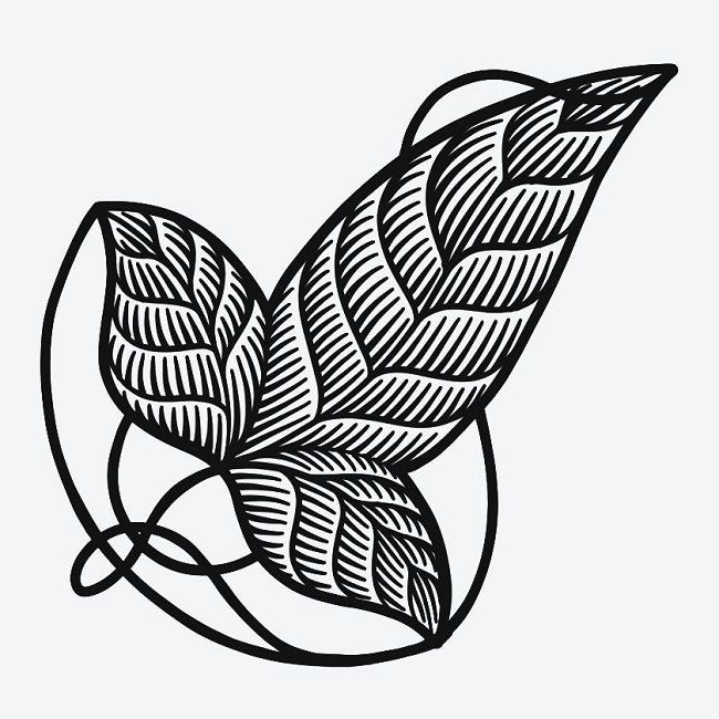 Image of temporary tattoo inspired by Frodo’s brooch