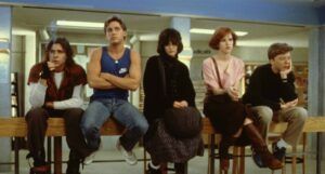 image of Molly Ringwald, Emilio Estevez, Judd Nelson, Ally Sheedy, and Anthony Michael Hall in The Breakfast Club (1985) https://www.imdb.com/title/tt0088847/mediaviewer/rm1290438144/