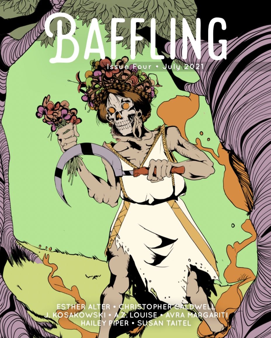 Image of Baffling Magazine's Issue 4 cover
