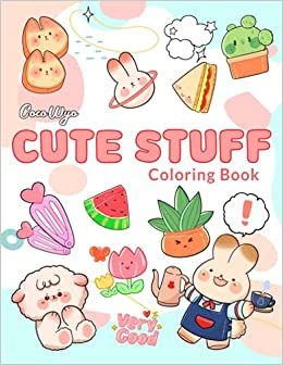 Cute Stuff Coloring Book Coco Wyo with adorable illustrations on the cover