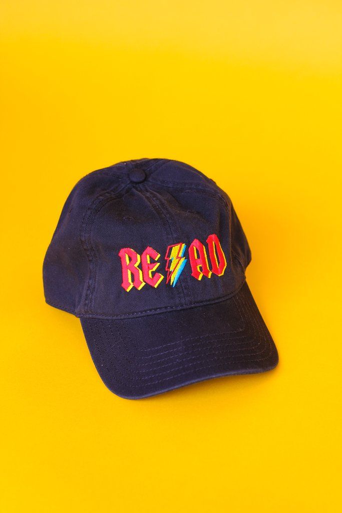 ACDC style hat that says "Read "