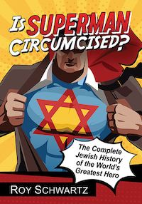 Clark Kent opens his shirt to show the Star of David in cover of Is Superman Circumcised?
