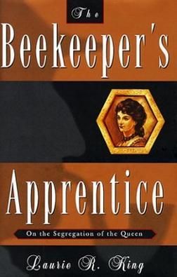 A first edition of The Beekeeper's Apprentice, the copy my middle school library would have had. 