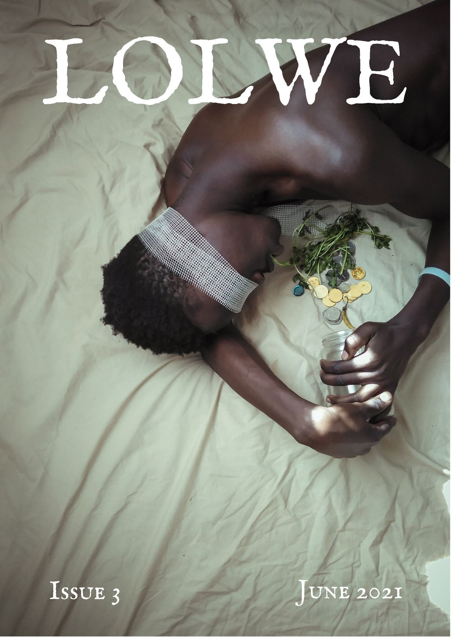 Image of the cover of Issue 3 of the online literary journal Lolwe