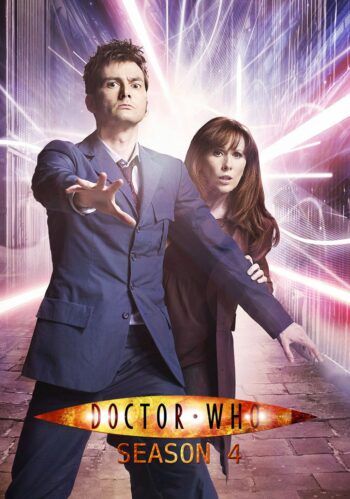poster for doctor who season four, featuring the doctor and donna