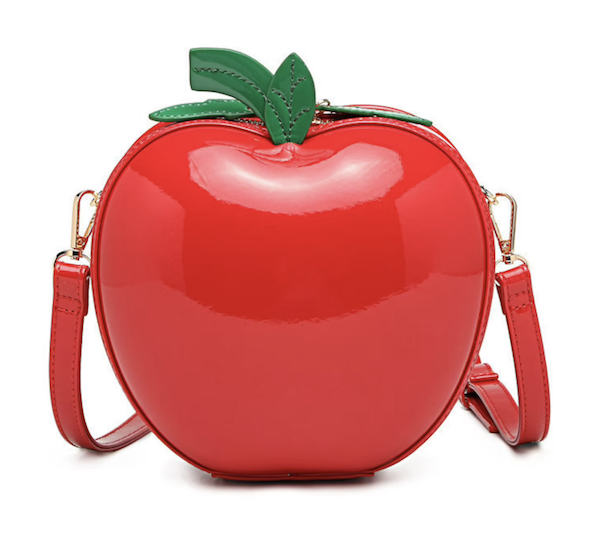 picture of red apple clutch