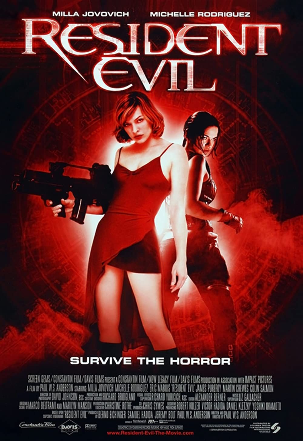 movie poster for Resident Evil 