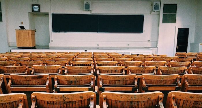 photo of a university classroom