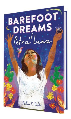 Book cover of Barefoot Dreams of Petra Luna.