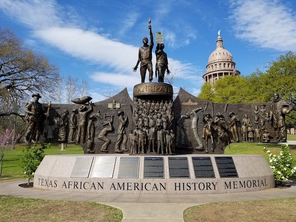 Emancipation monument in Texas