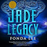 A graphic of the cover of Jade Legacy by Fonda Lee