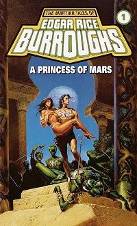 A Princess of Mars by Edgar Rice Burroughs book cover
