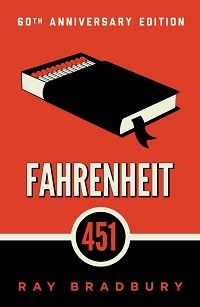 Fahrenheit 451 by Ray Bradbury book cover