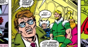 Harris Hobbs in panel from Thor 277 comic