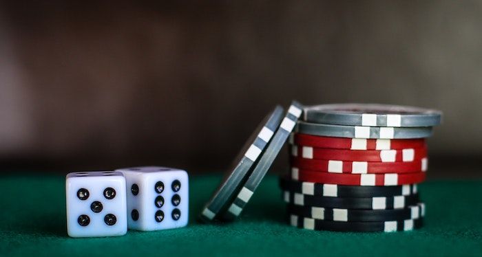 Image of casino chips and dice