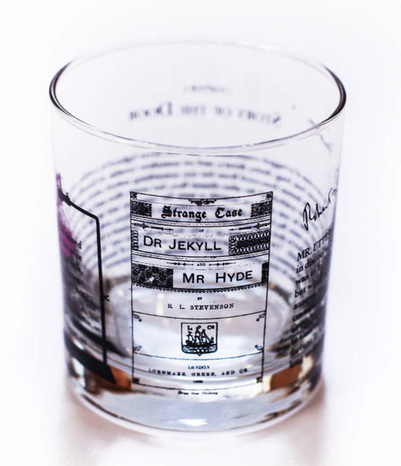 Dr. Jekyll and Mr. Hyde rocks glass