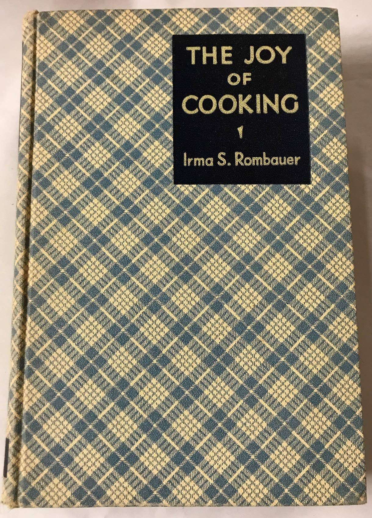 Image of third printing of Joy of Cooking, 1936. 