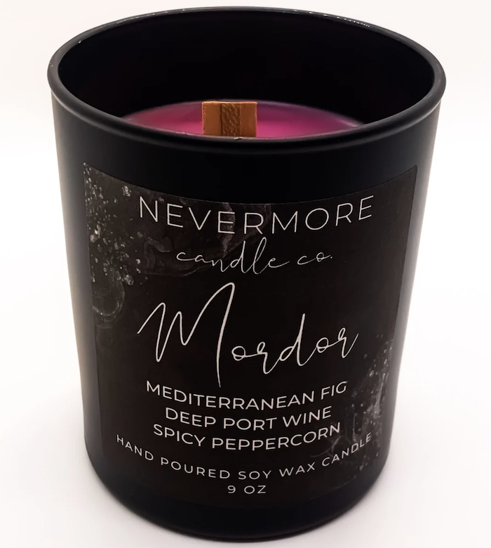 Mordor-scented candle
