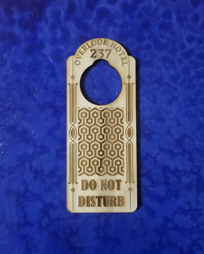 Overlook Hotel "Do Not Disturb"door hanger