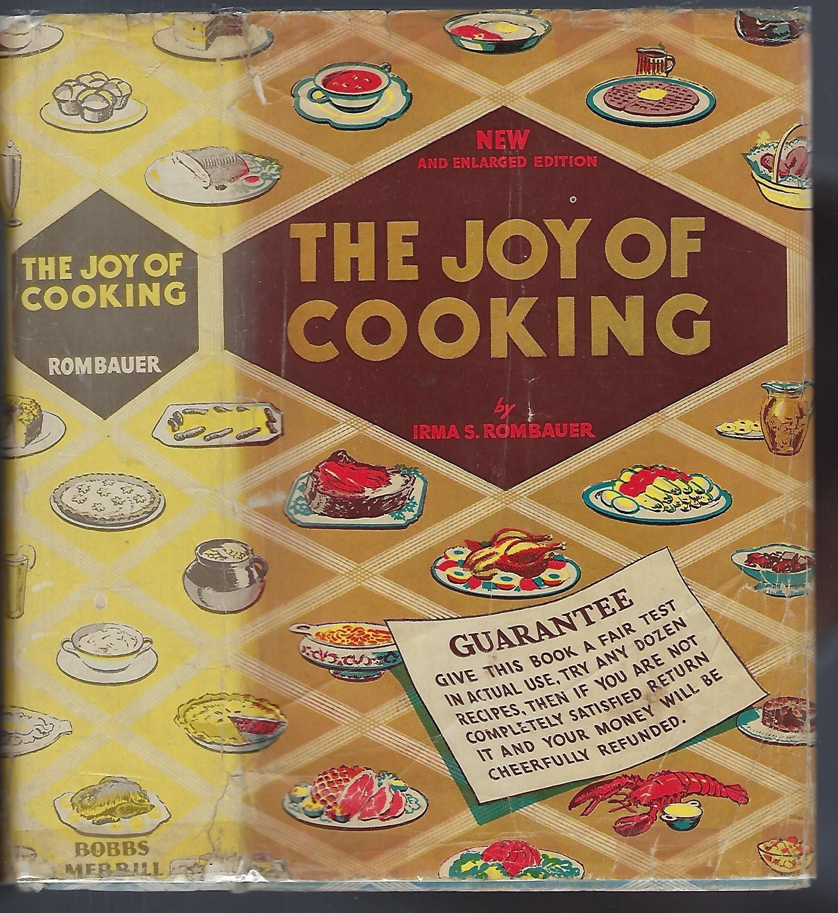 Dust jacket for the 1943 edition of Joy of Cooking.