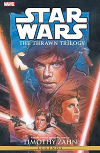 The Thrawn Trilogy by Timothy Zahn book cover