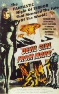 Devil Girl From Mars movie poster