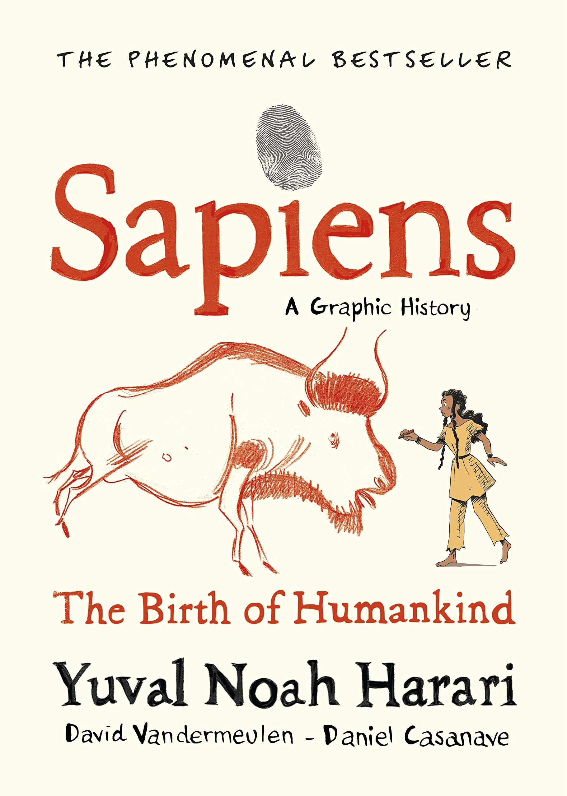 Sapiens a graphic history volume 1 book cover