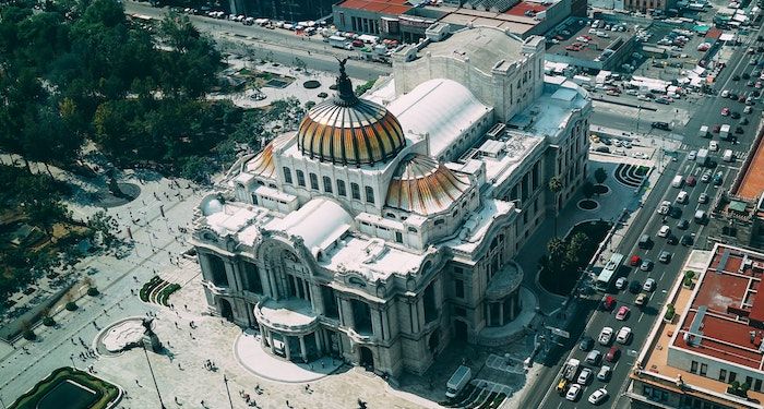 aerial view of mexico city