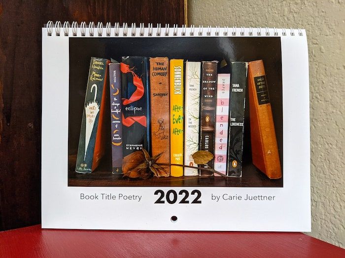 2022 Book Title Poetry Calendar