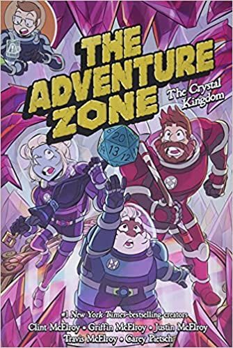 cover of The Crystal Kingdom (The Adventure Zone Graphic Novels #4) by Carey Pietsch, Clint McElroy, Griffin McElroy, Travis McElroy, and Justin McElroy