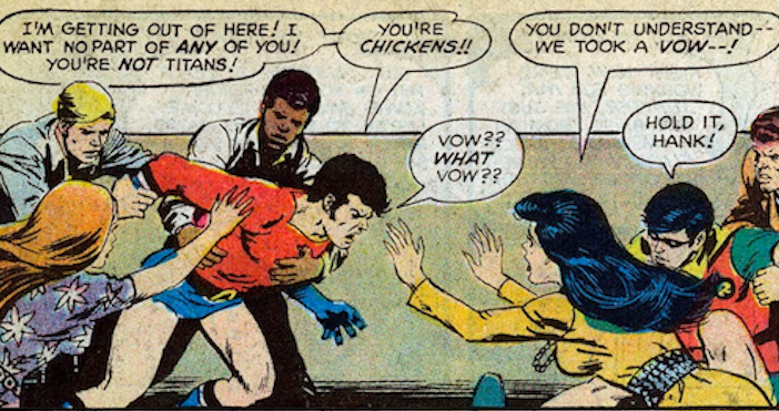 panel from teen titans 28