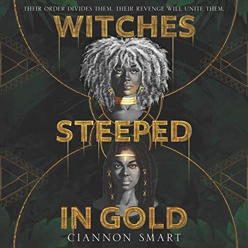 audiobook cover image of Witches Steeped in Gold