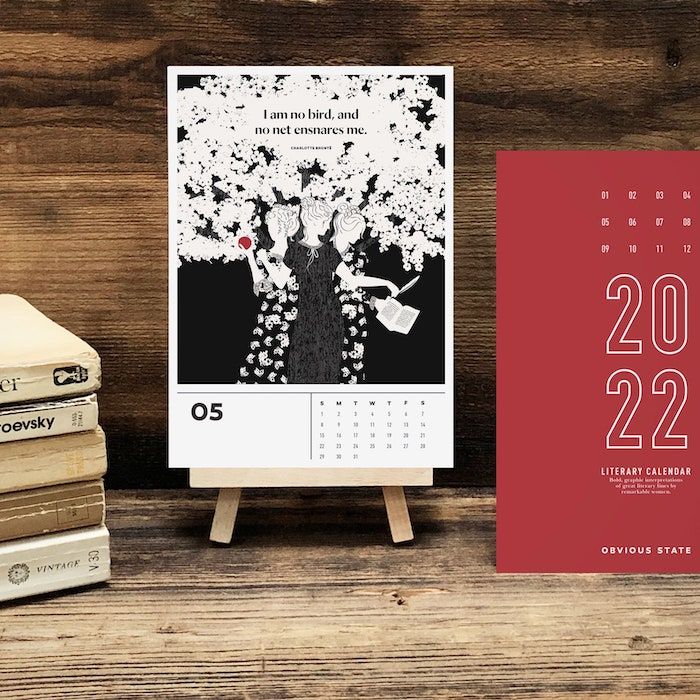 2022 Women Writers Desktop Calendar