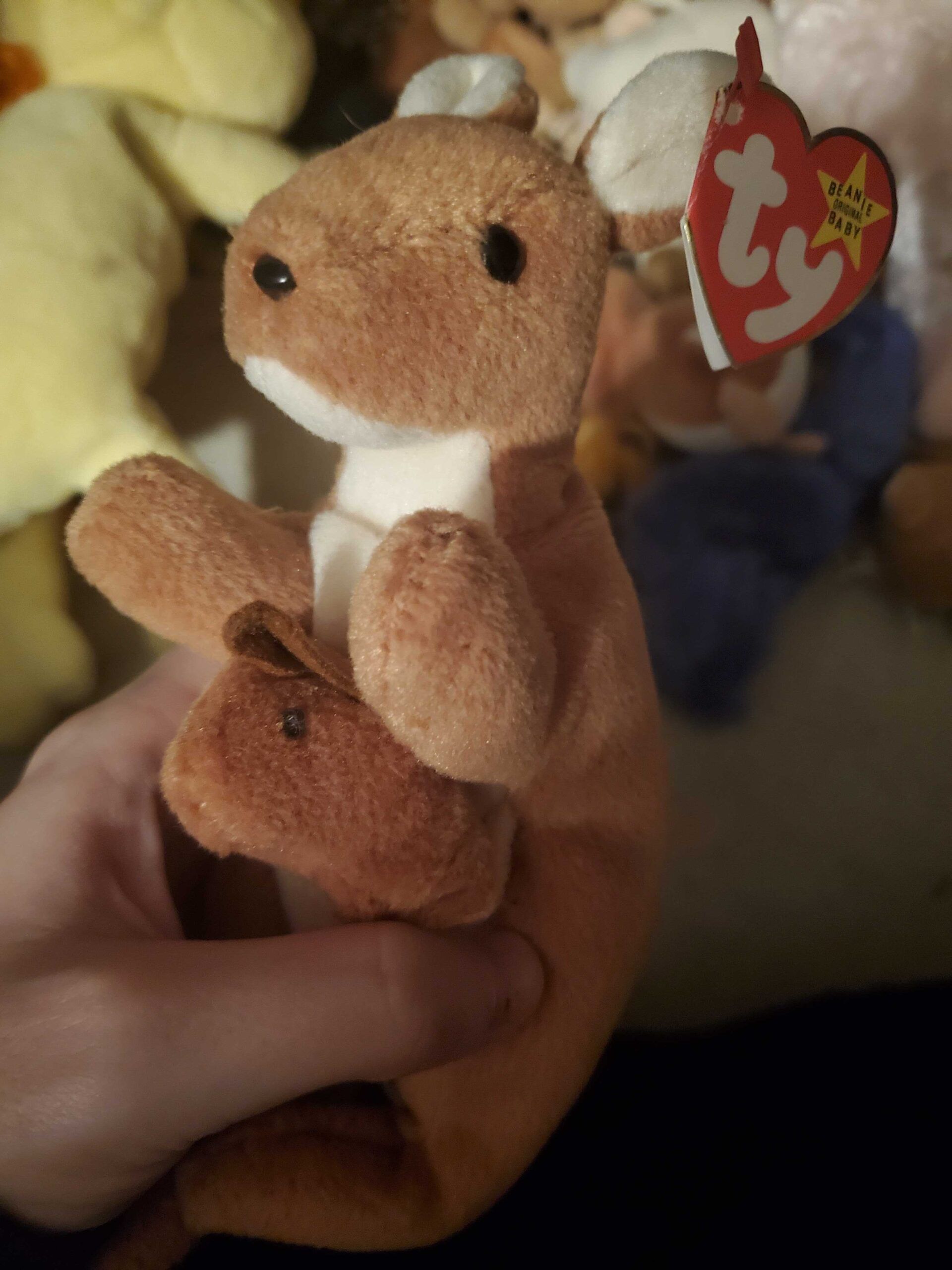 A photo of Pouch Beanie Baby