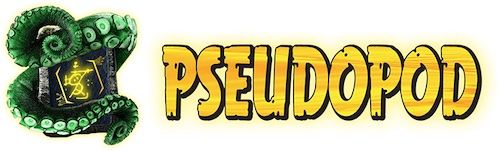 Image of the horror literary magazine logo of Pseudopod