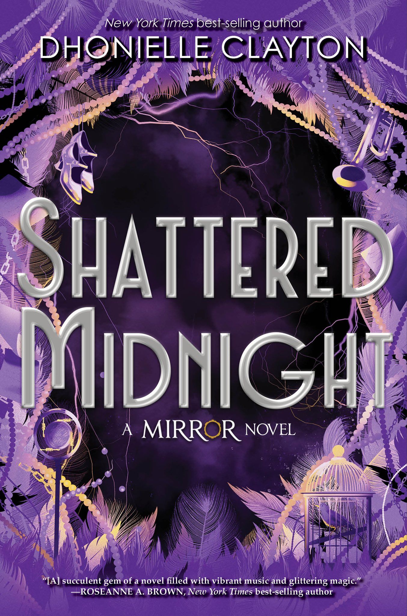 Cover of "Shattered Midnight" by Dhonielle Clayton