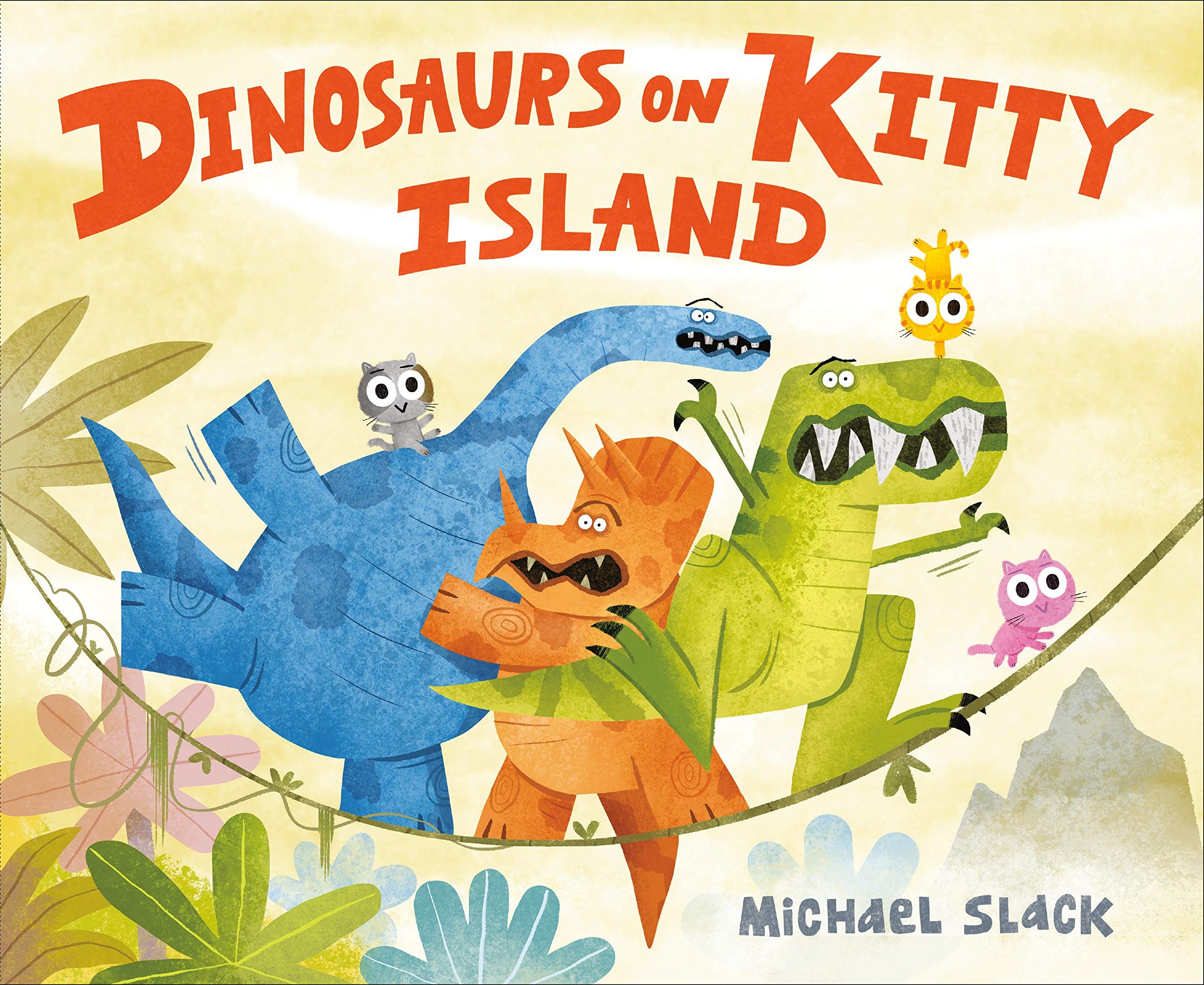 Cover of Dinosaurs on Kitty Island by Slack