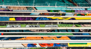 a photo of a stack of comics