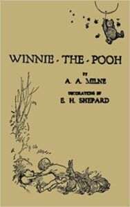 the original cover of Winnie the Pooh