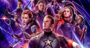 cropped Avengers Endgame poster