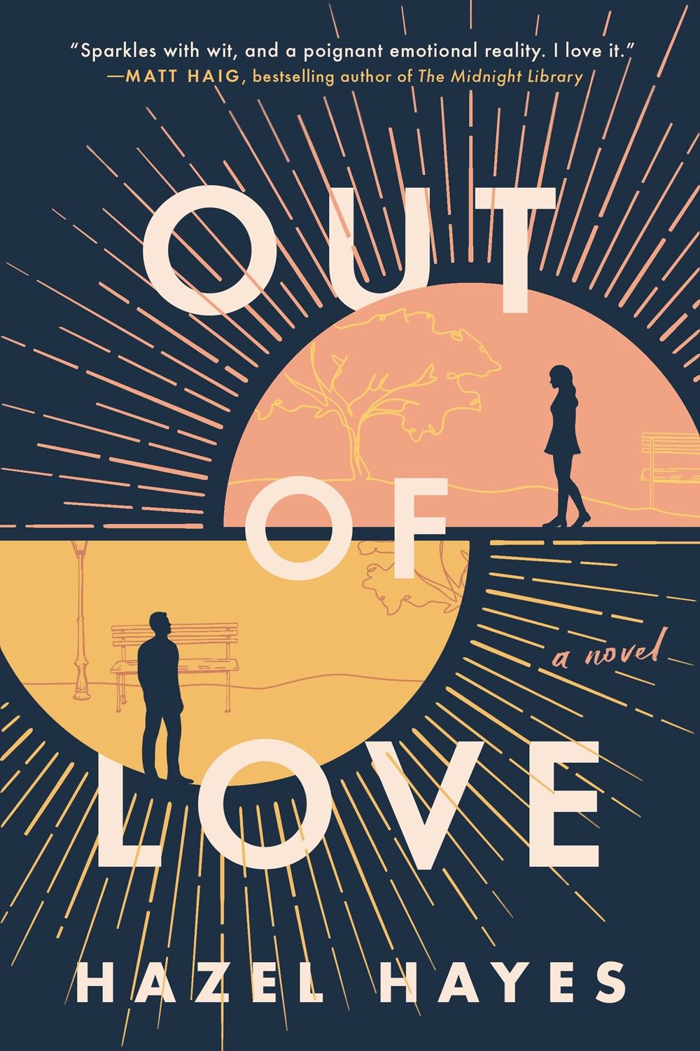 cover of out of love by hazel hayes