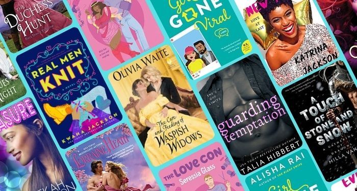 collage of 10+ book covers of romances featuring mutual pining