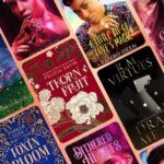 collage of ten queer fantasy romance book covers