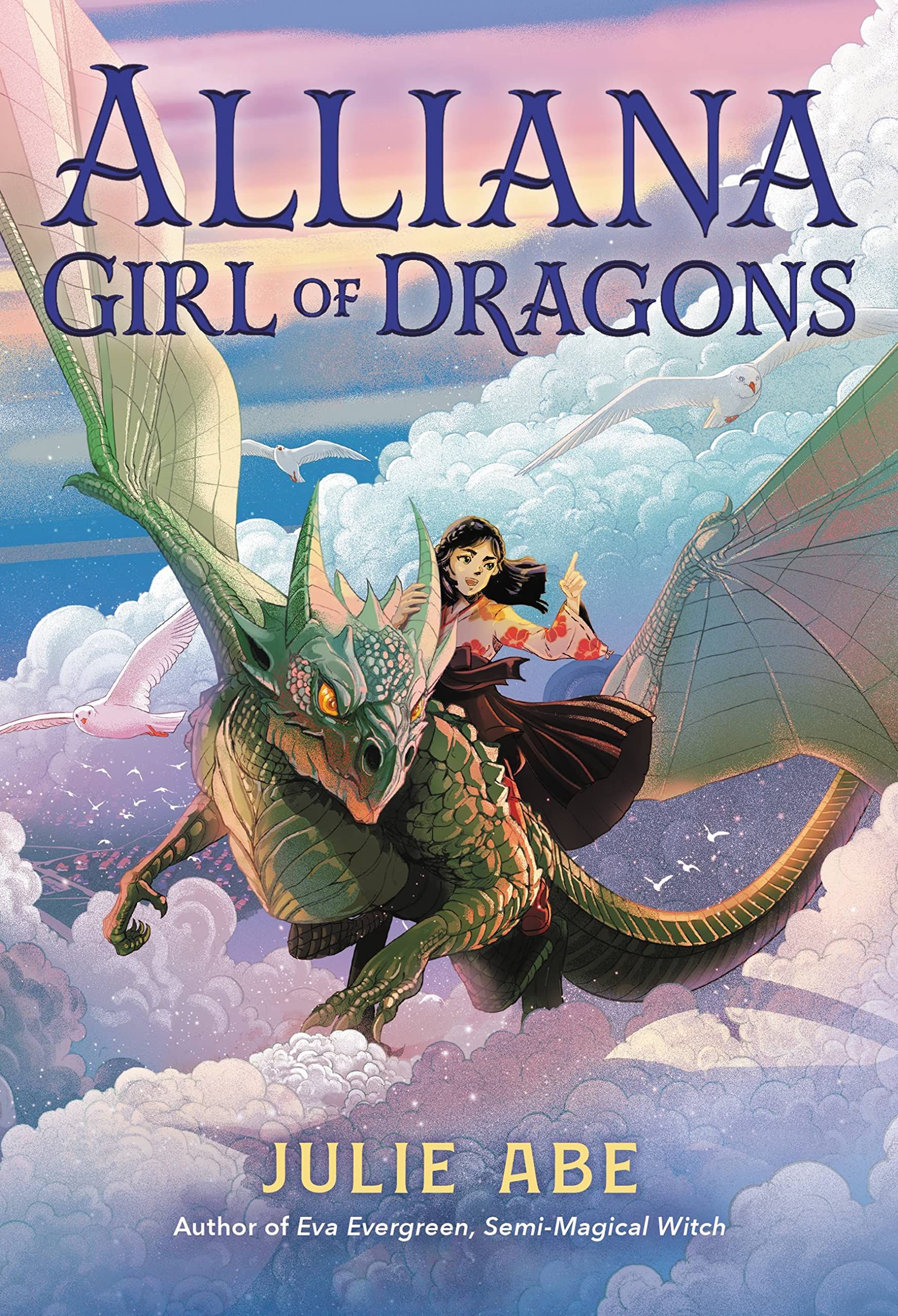 Cover image of Alliana, Girl of Dragons by Julie Abe.