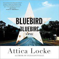 A graphic of the cover of Bluebird, Bluebird by Attica Locke
