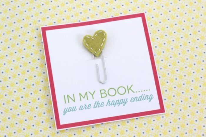 DIY Valentine's Bookmarks