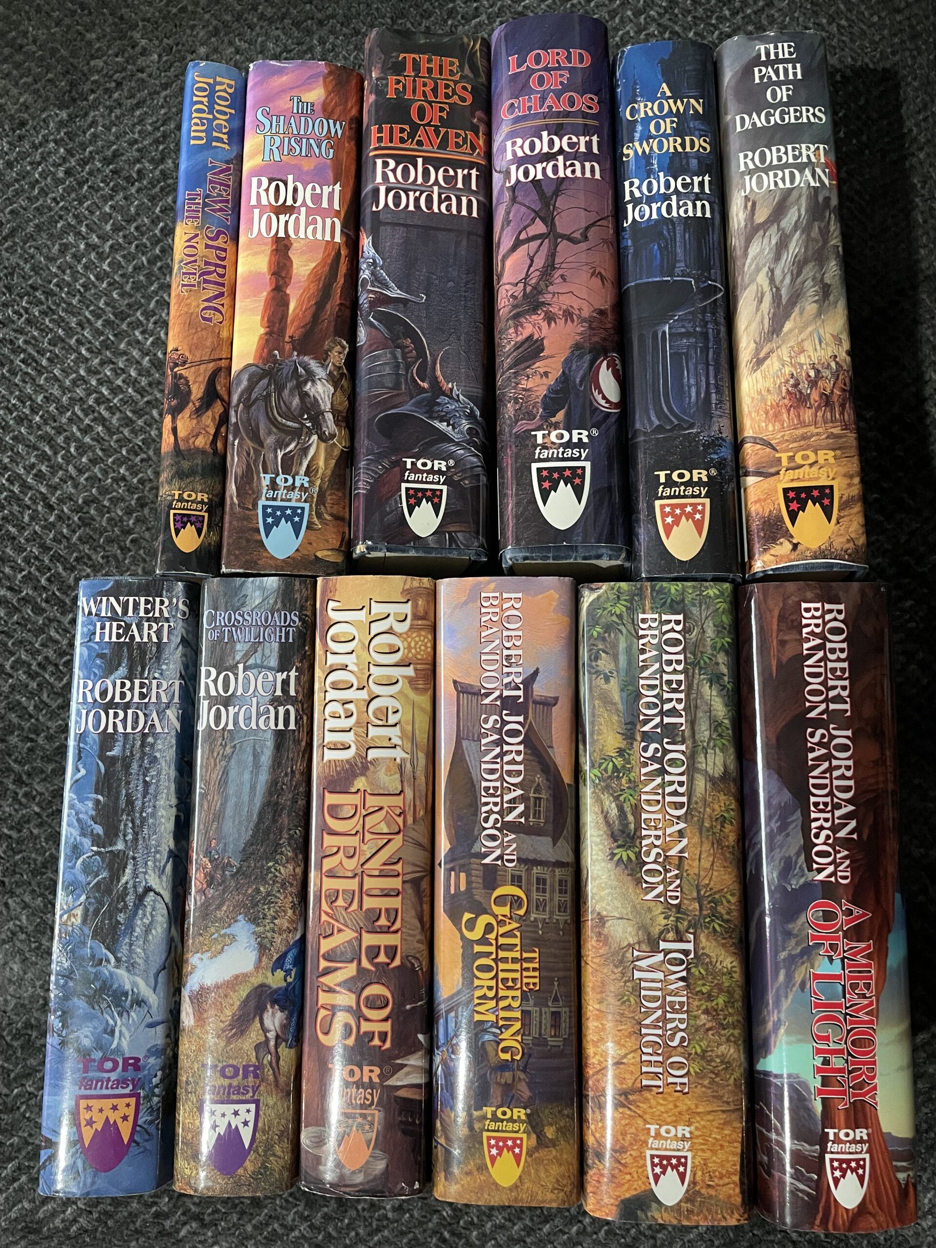 image of many The Wheel of Time Books