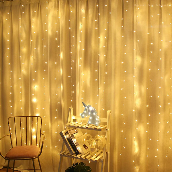 fairy light curtain
