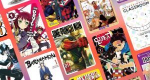 collage of ten manga covers