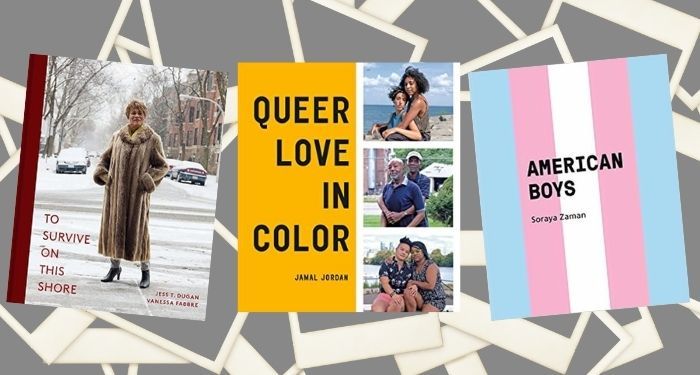 cover collage for queer photography books